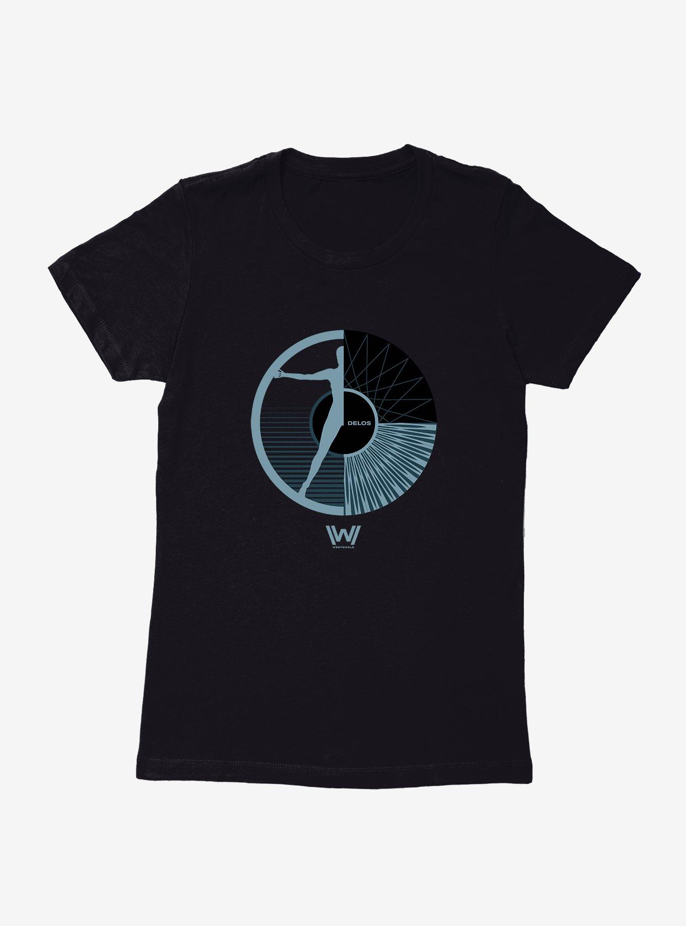 Westworld Android Split Icon Womens T-Shirt, BLACK, hi-res