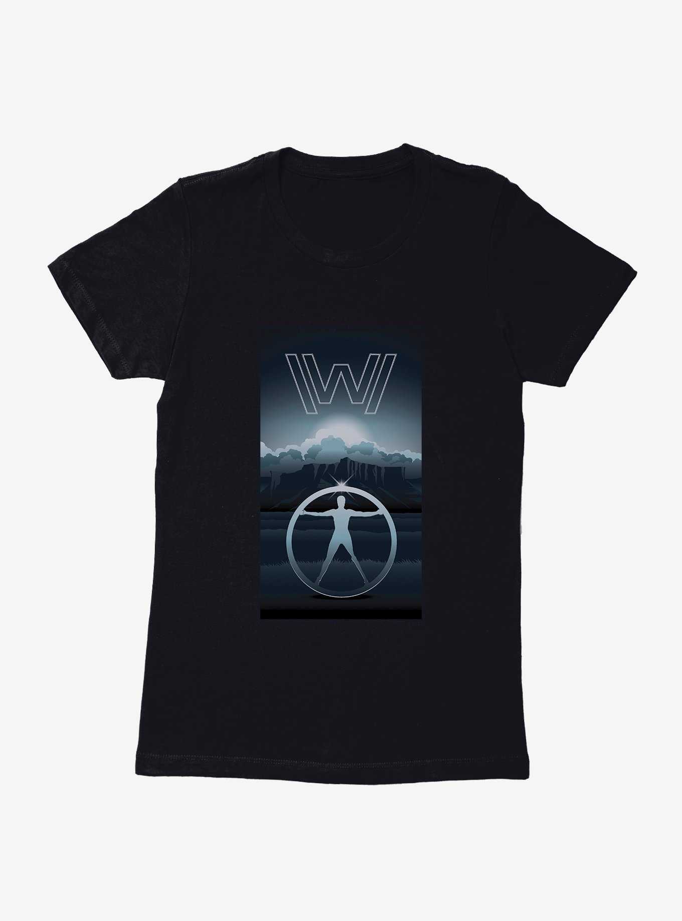 Westworld Grayscale Sunrise Womens T-Shirt, , hi-res