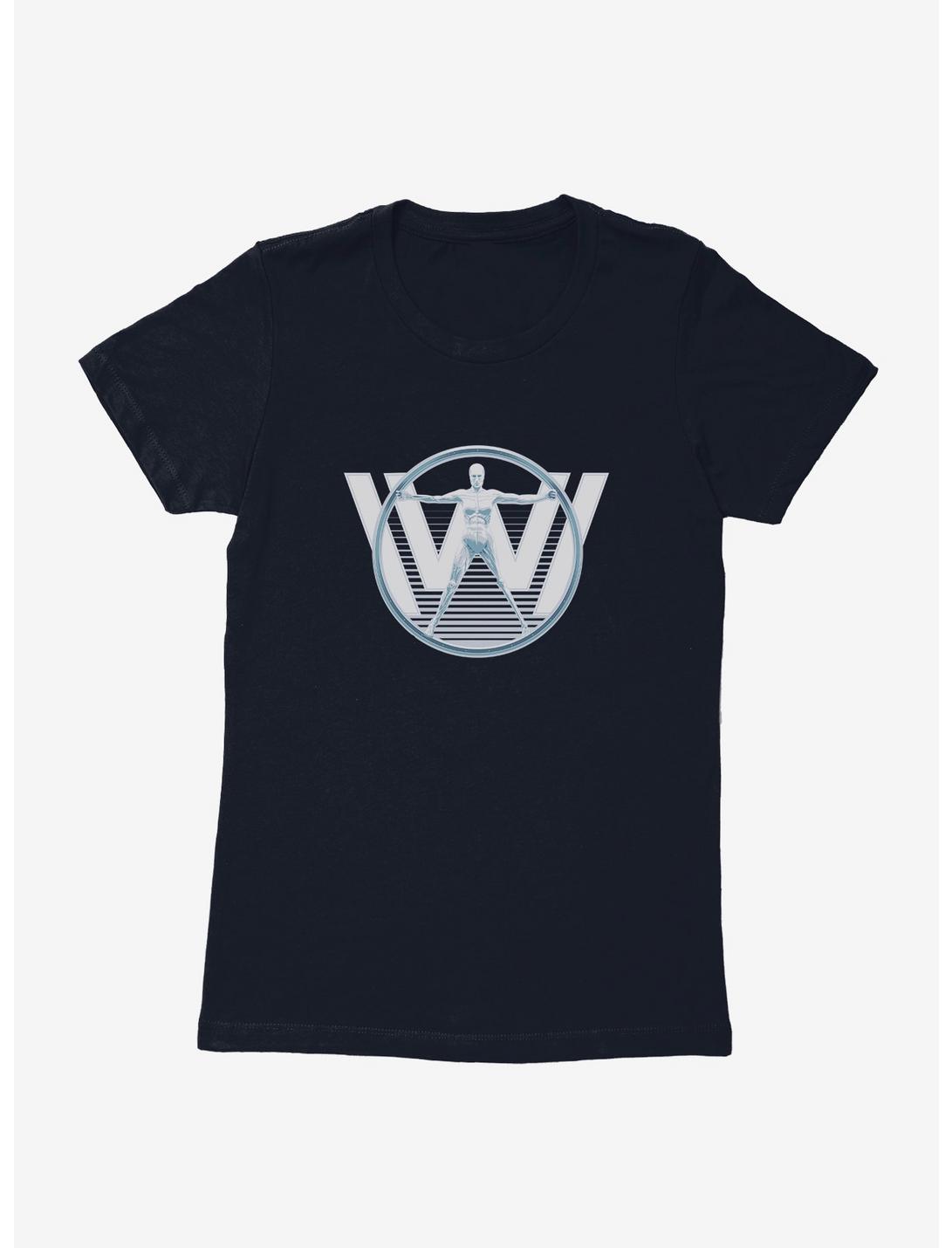 Westworld Android W Icon Womens T-Shirt, MIDNIGHT NAVY, hi-res