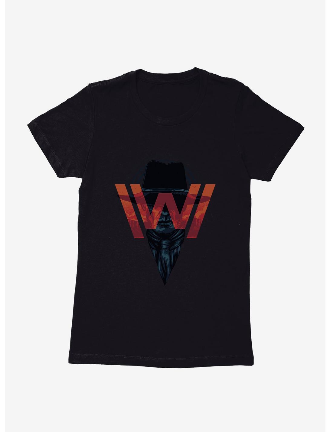 Westworld Man In Black W Icon Womens T-Shirt, BLACK, hi-res
