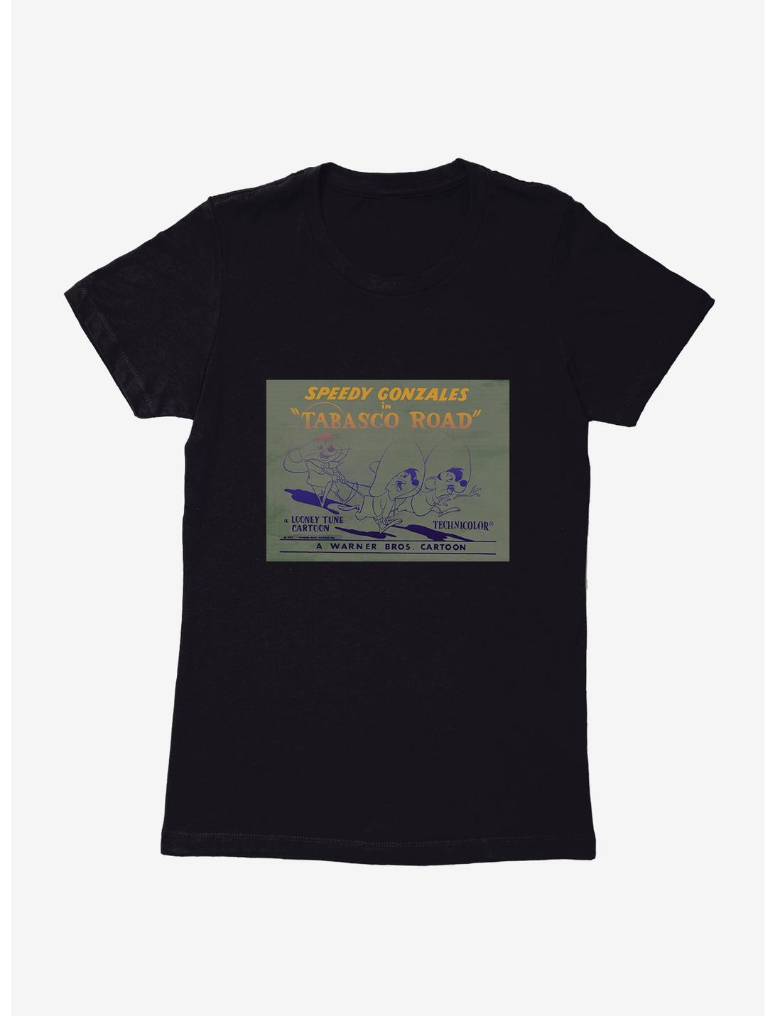 Looney Tunes Speedy Gonzales Tabasco Road Womens T-Shirt, BLACK, hi-res