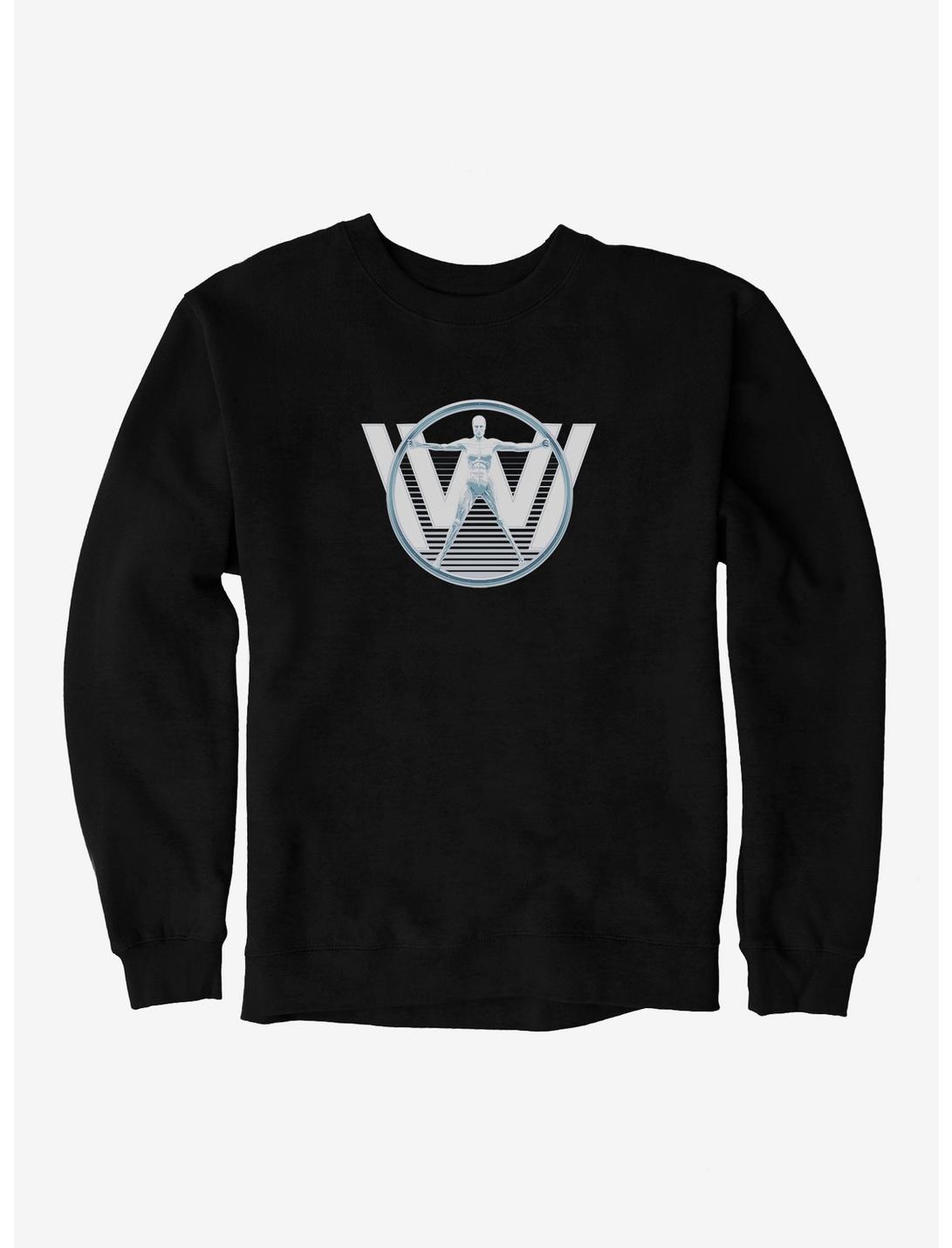 Westworld Android W Icon Sweatshirt, BLACK, hi-res