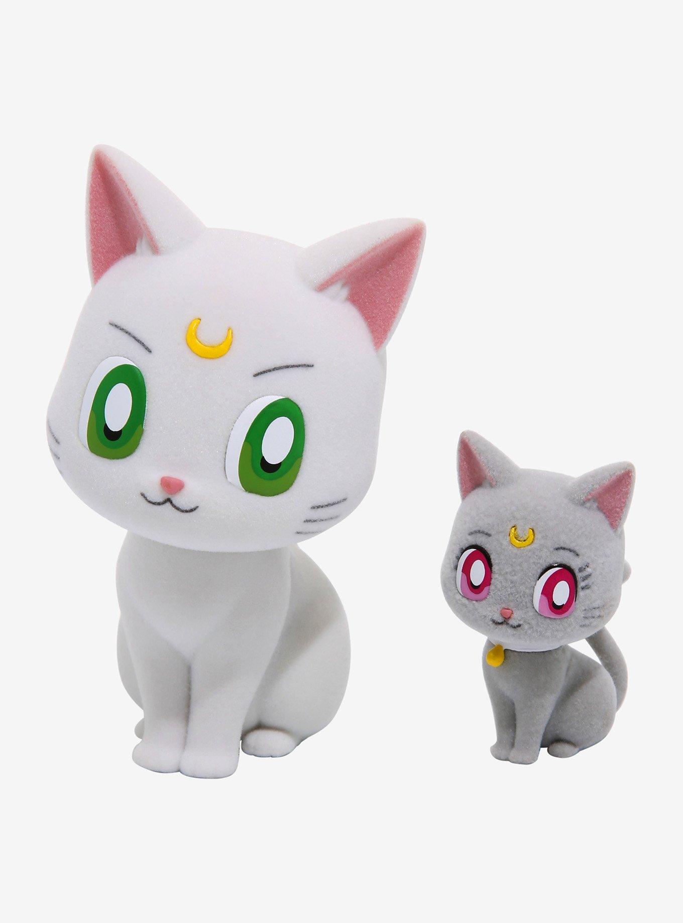 Banpresto Sailor Moon Eternal Fluffy Puffy Artemis & Diana (Ver.B) Figure Set, , hi-res