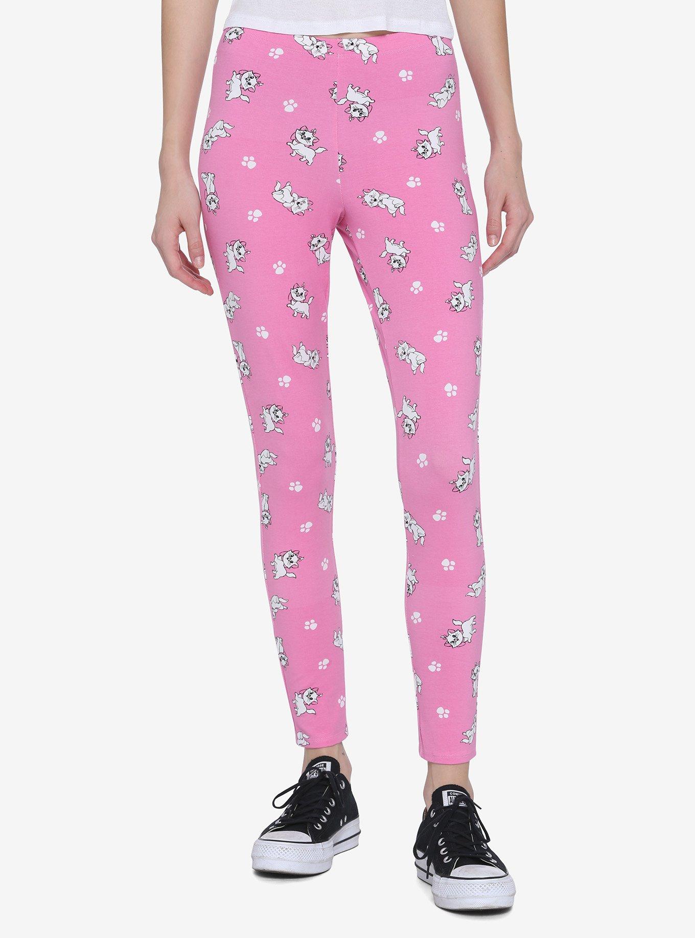 Disney The Aristocats Marie & Paws Leggings, PINK, hi-res