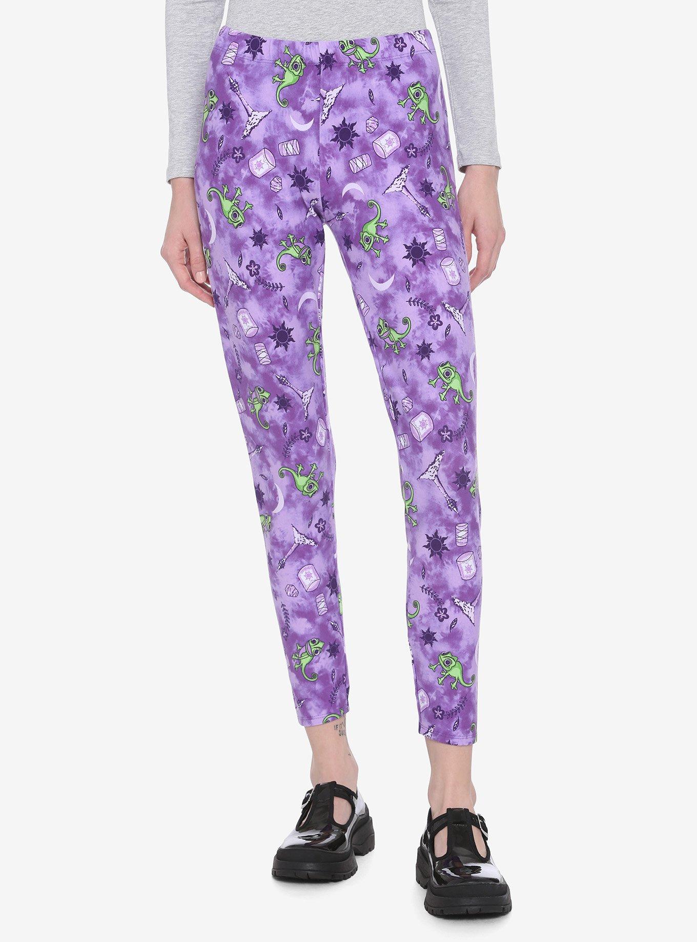 Disney Tangled Pascal Tie-Dye Leggings, TIE DYE, hi-res