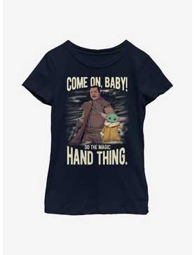 Star Wars The Mandalorian The Child Hand Thing Youht Girls Youth Girls T-Shirt, , hi-res