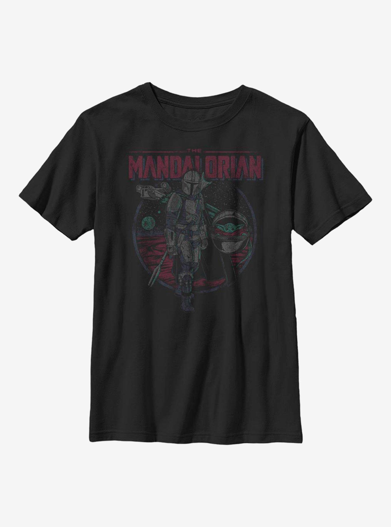 Star Wars The Mandalorian The Child Adorable Space Muppet Youth T-Shirt, BLACK, hi-res