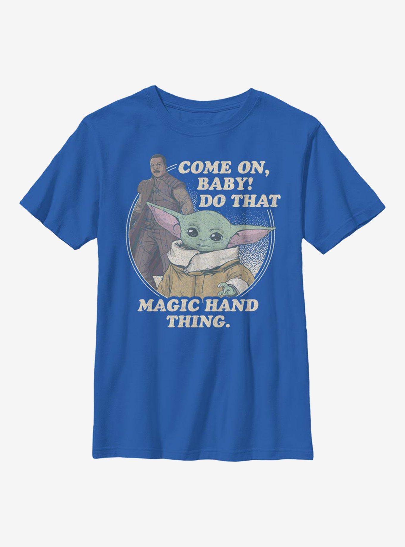Star Wars The Mandalorian The Child Magic Youth T-Shirt, ROYAL, hi-res
