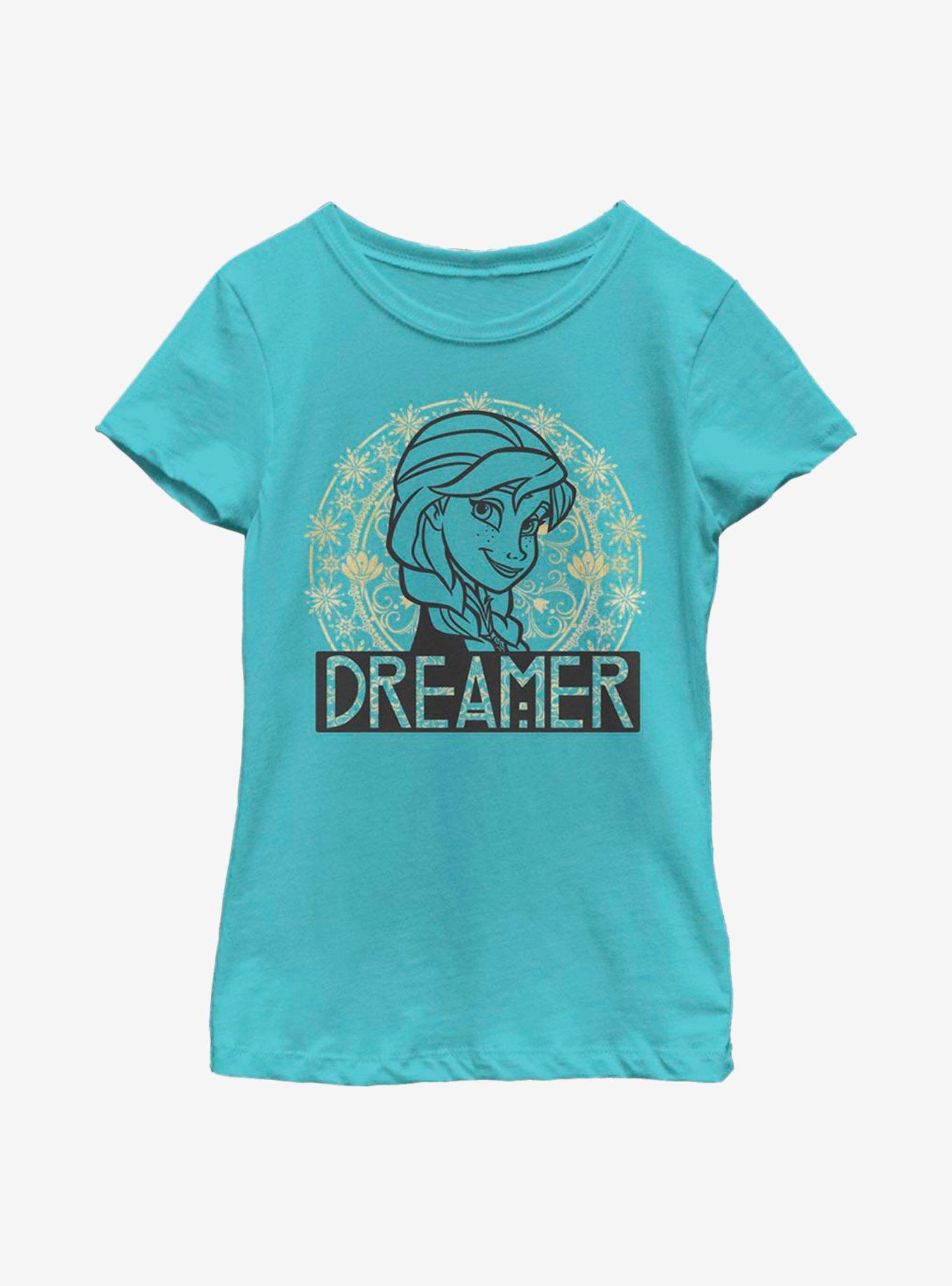 Disney Frozen Dreaming Anna Youth Girls T-Shirt, TAHI BLUE, hi-res