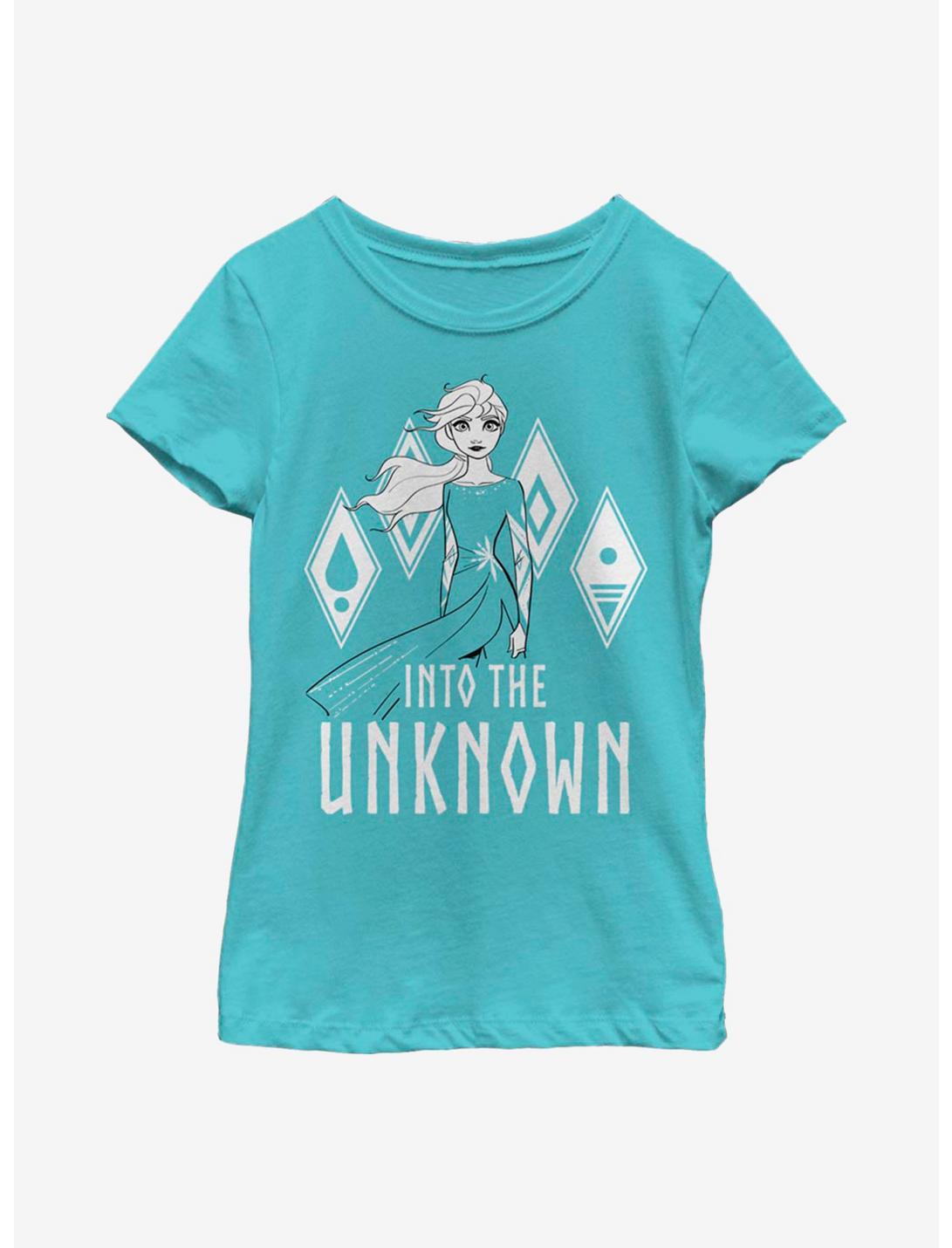 Disney Frozen 2 Fifth Element Youth Girls T-Shirt, TAHI BLUE, hi-res