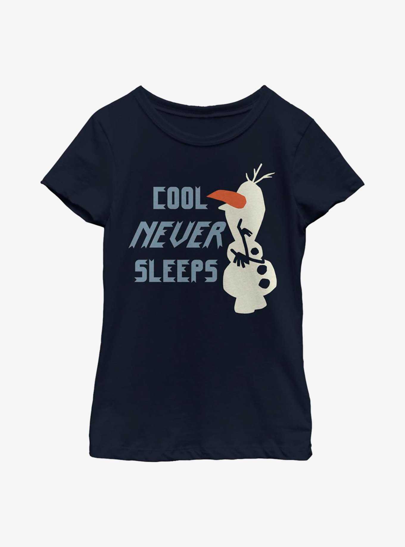 Disney Frozen 2 Olaf Never Sleeps Youth Girls T-Shirt, , hi-res