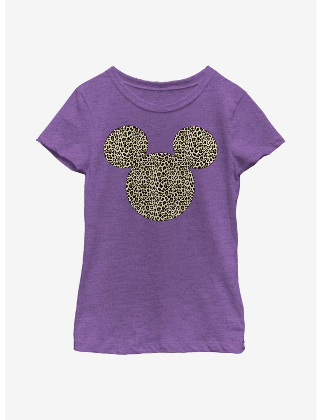 Disney Mickey Mouse Animal Ears Youth Girls T-Shirt, PURPLE BERRY, hi-res