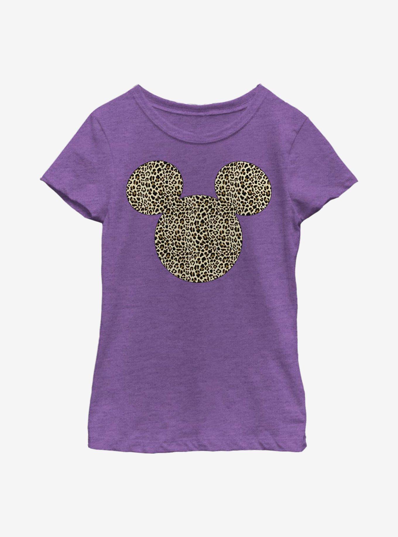 Disney Mickey Mouse Animal Ears Youth Girls T-Shirt, , hi-res