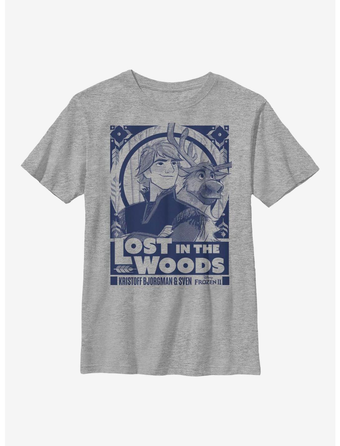 Disney Frozen 2 Kristoff Lost In The Woods Youth T-Shirt, ATH HTR, hi-res