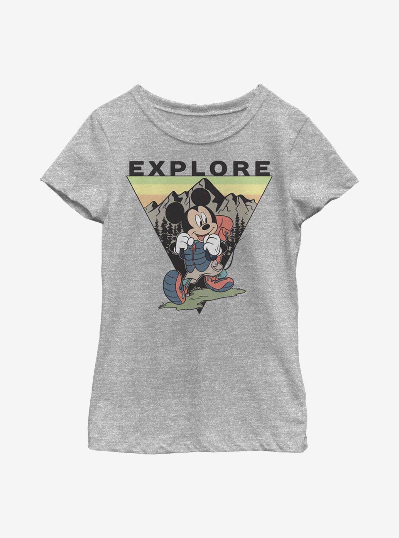 Disney Mickey Mouse Explore Mickey Travel Youth Girls T-Shirt, , hi-res