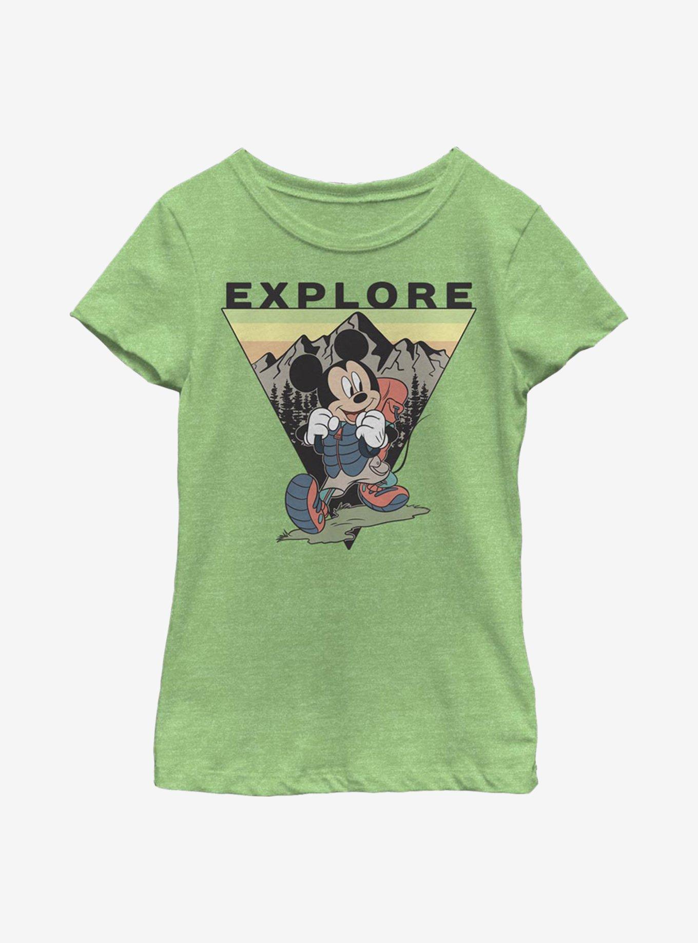 Disney Mickey Mouse Explore Mickey Travel Youth Girls T-Shirt, , hi-res