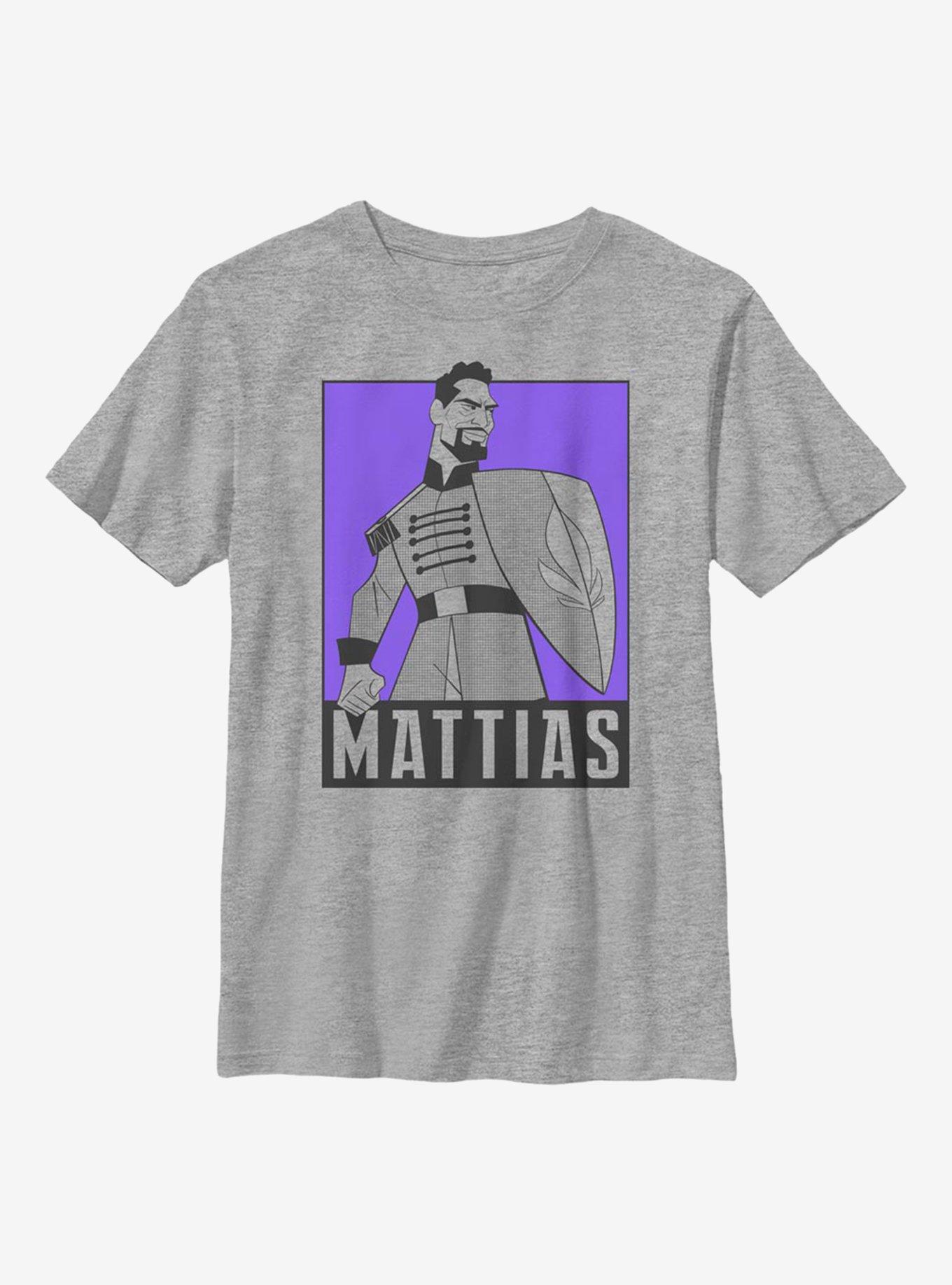 Disney Frozen 2 Mattias Hero Pose Youth T-Shirt, ATH HTR, hi-res