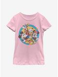 Disney Mickey Mouse Original Buddies Youth Girls T-Shirt, PINK, hi-res