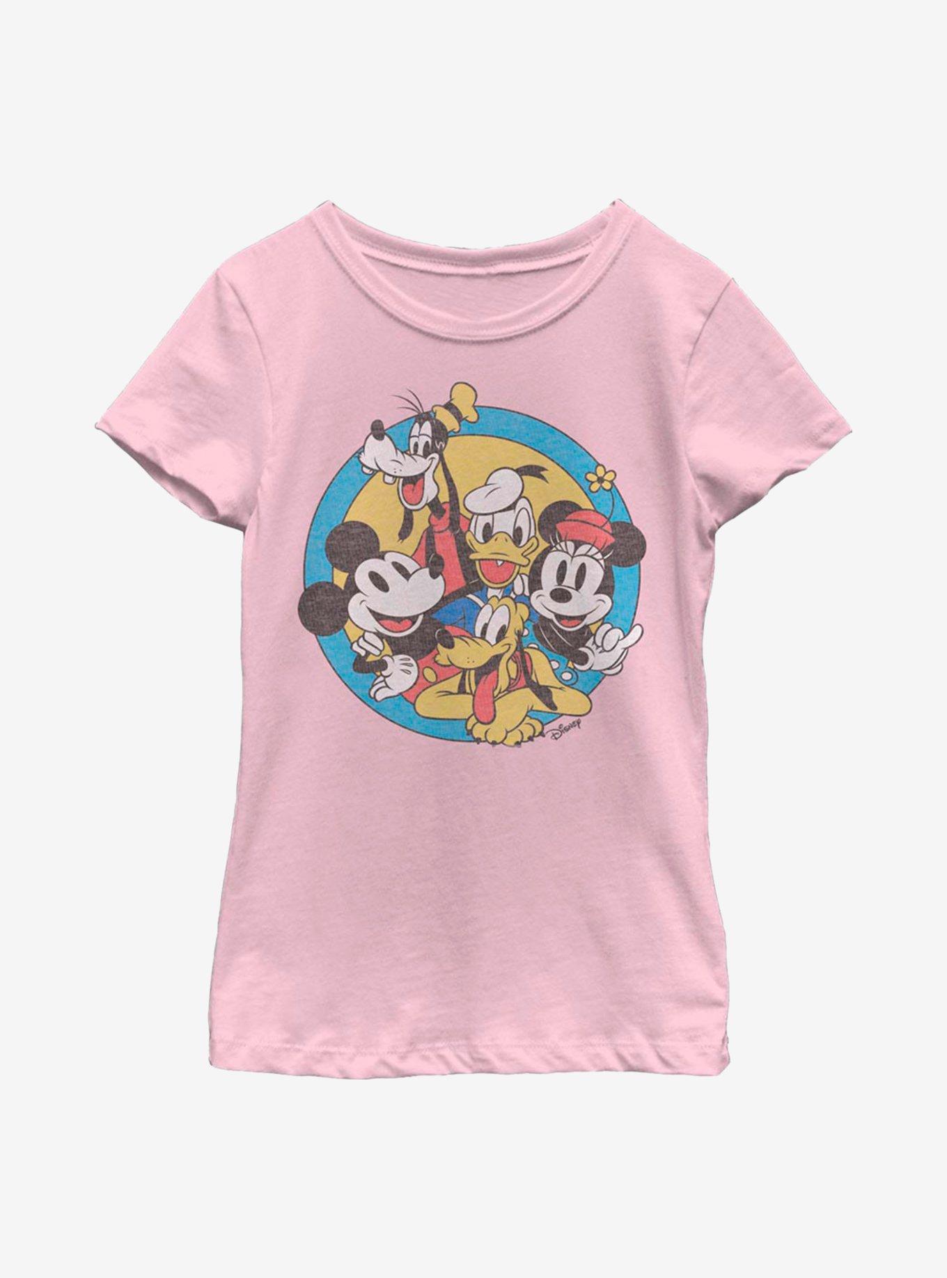 Disney Mickey Mouse Original Buddies Youth Girls T-Shirt, PINK, hi-res
