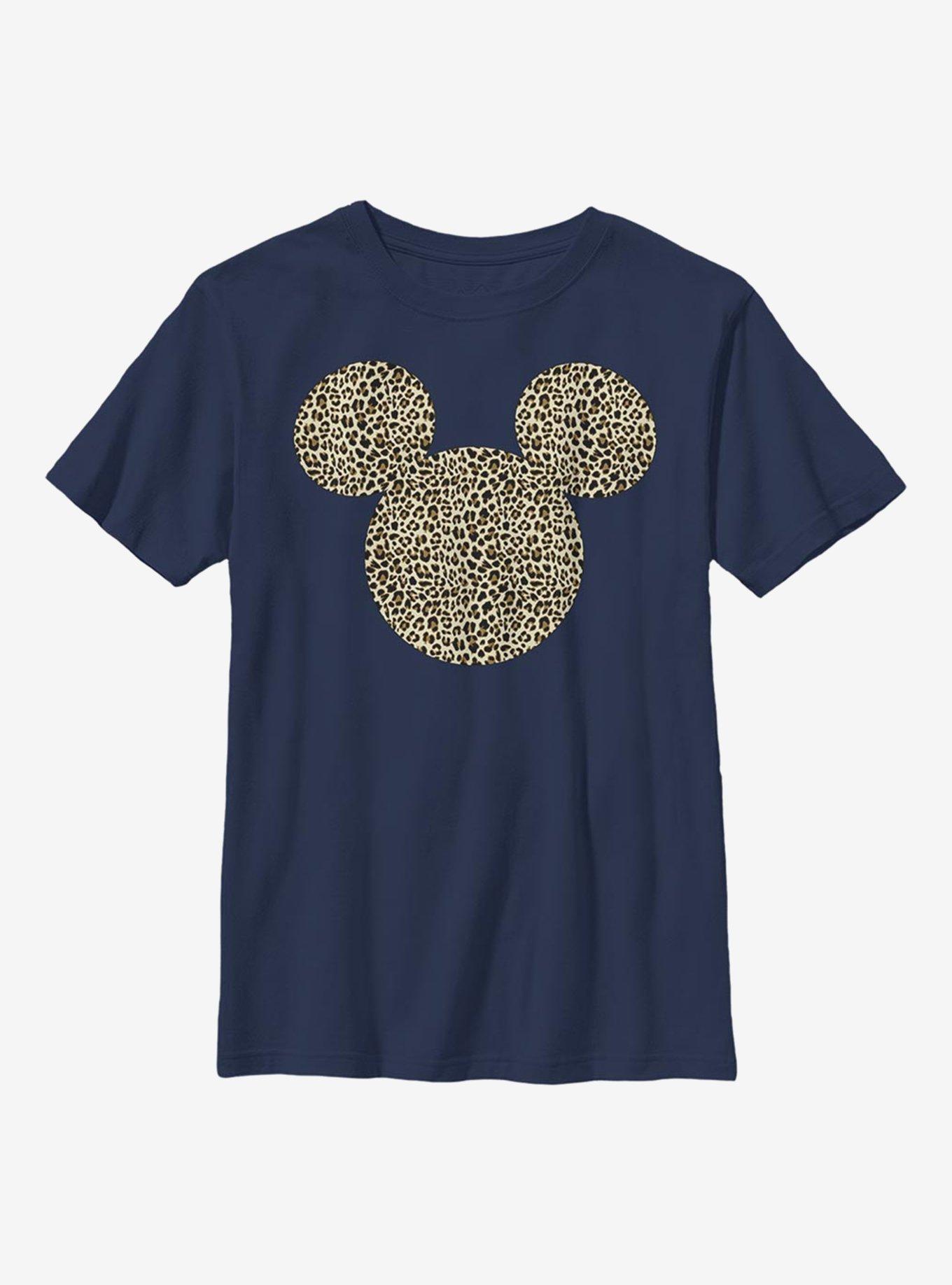 Disney Mickey Mouse Animal Ears Youth T-Shirt, NAVY, hi-res