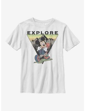 Plus Size Disney Mickey Mouse Explore Mickey Travel Youth T-Shirt, , hi-res