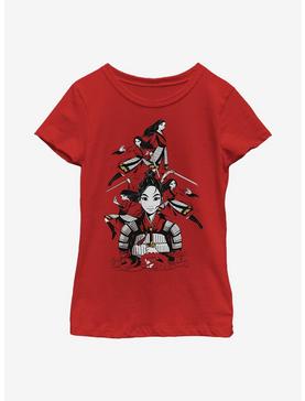Disney Mulan Poses Youth Girls T-Shirt, , hi-res