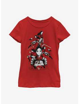 Disney Mulan Poses Youth Girls T-Shirt, , hi-res