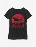 Plus Size Disney Mulan Sunset Youth Girls T-Shirt, BLACK, hi-res