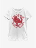 Disney Mulan Phoenix Circle Youth Girls T-Shirt, WHITE, hi-res