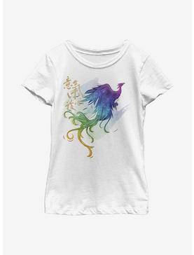 Disney Mulan Watercolor Phoenix Youth Girls T-Shirt, , hi-res