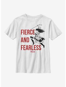 Disney Mulan Fierce And Fearless Youth T-Shirt, , hi-res