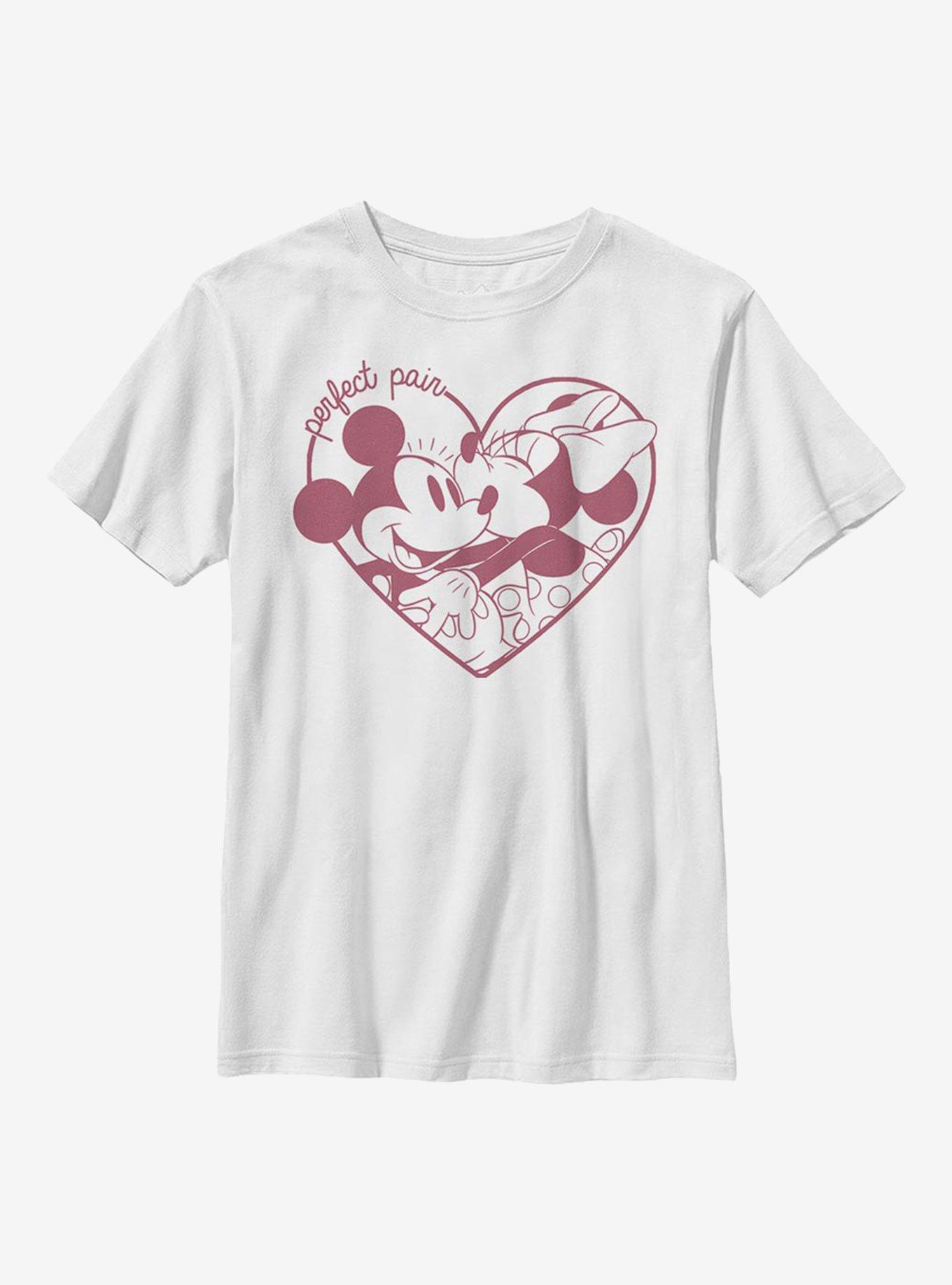 Disney Mickey Mouse Perfect Pair Youth T-Shirt, WHITE, hi-res