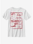 Disney Mulan Shang She Won My Heart Youth T-Shirt, WHITE, hi-res