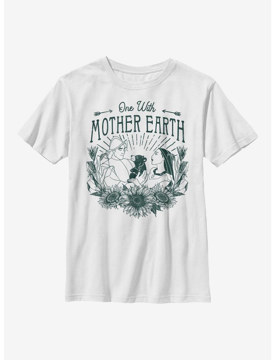Disney Pocahontas Respect Earth Youth T-Shirt, WHITE, hi-res