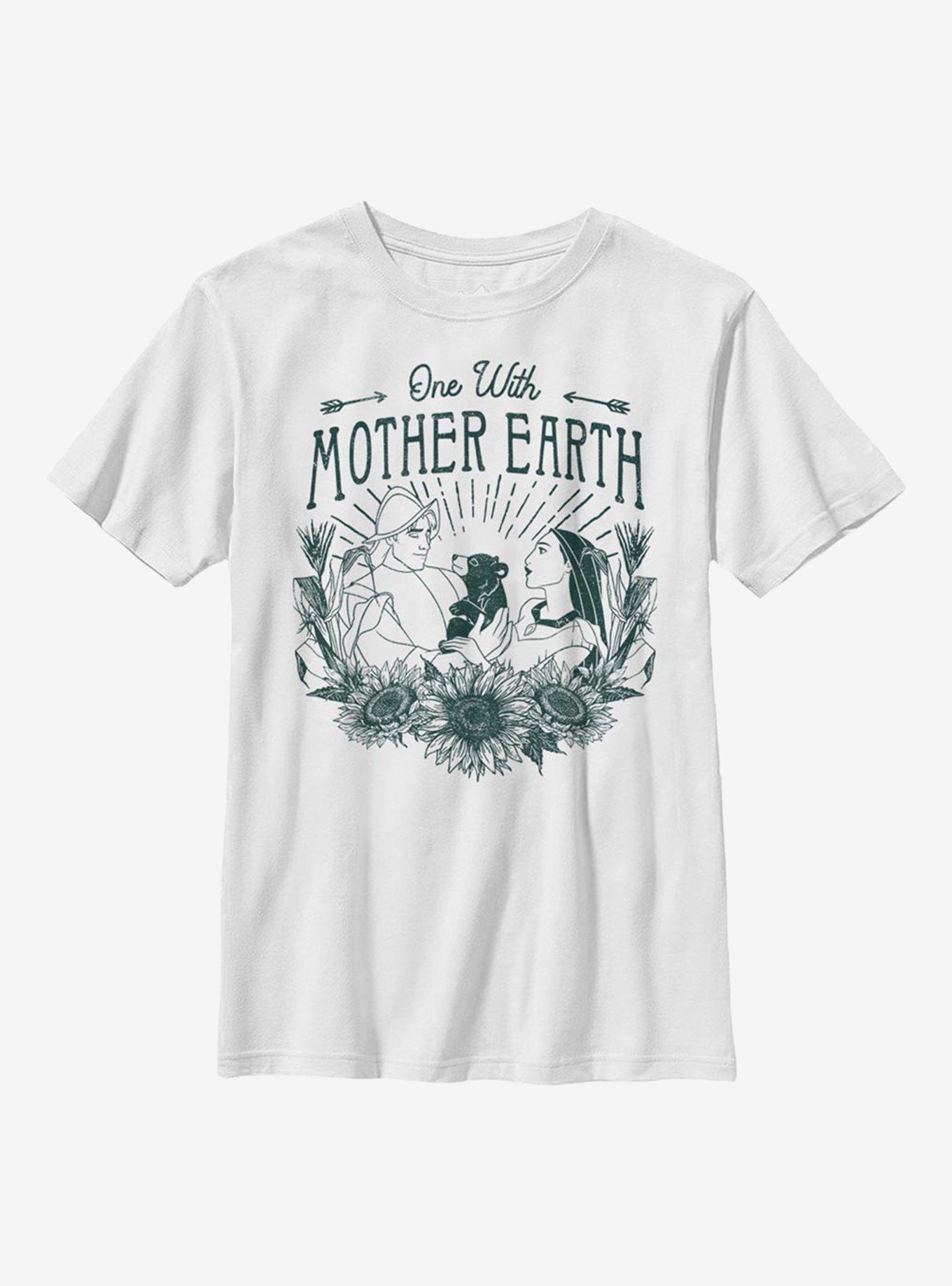 Disney Pocahontas Respect Earth Youth T-Shirt, WHITE, hi-res