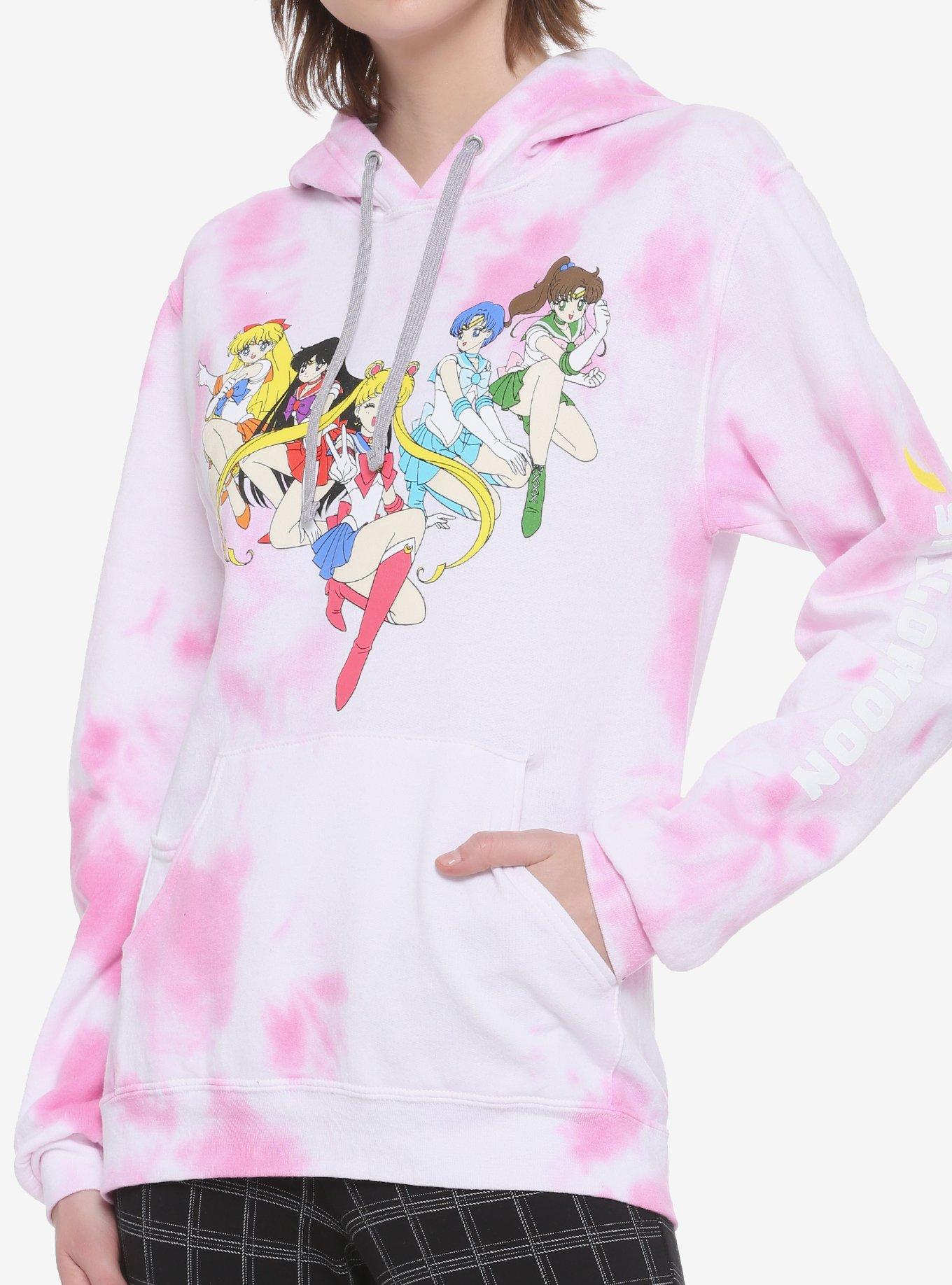 Tie dye sailor moon hoodie new arrivals