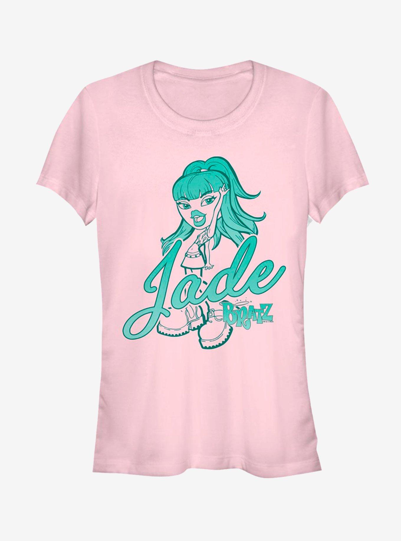 Bratz Solo Jade Line Art Girls T-Shirt, LIGHT PINK, hi-res
