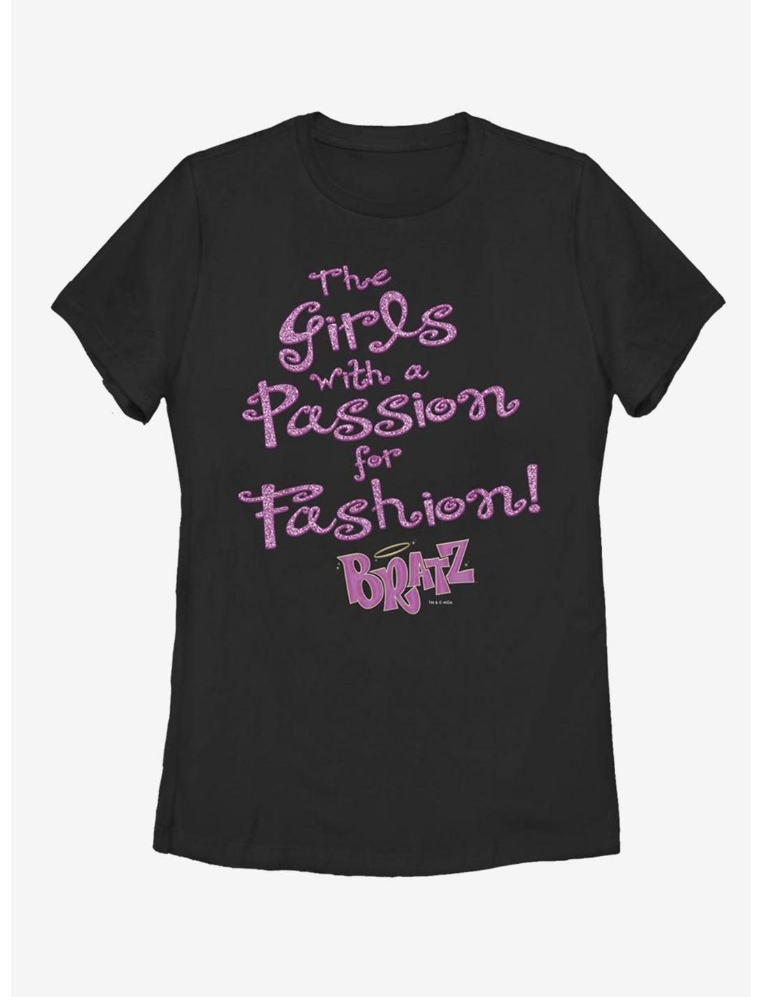 Bratz Passion For Fashion Womens T-Shirt, BLACK, hi-res