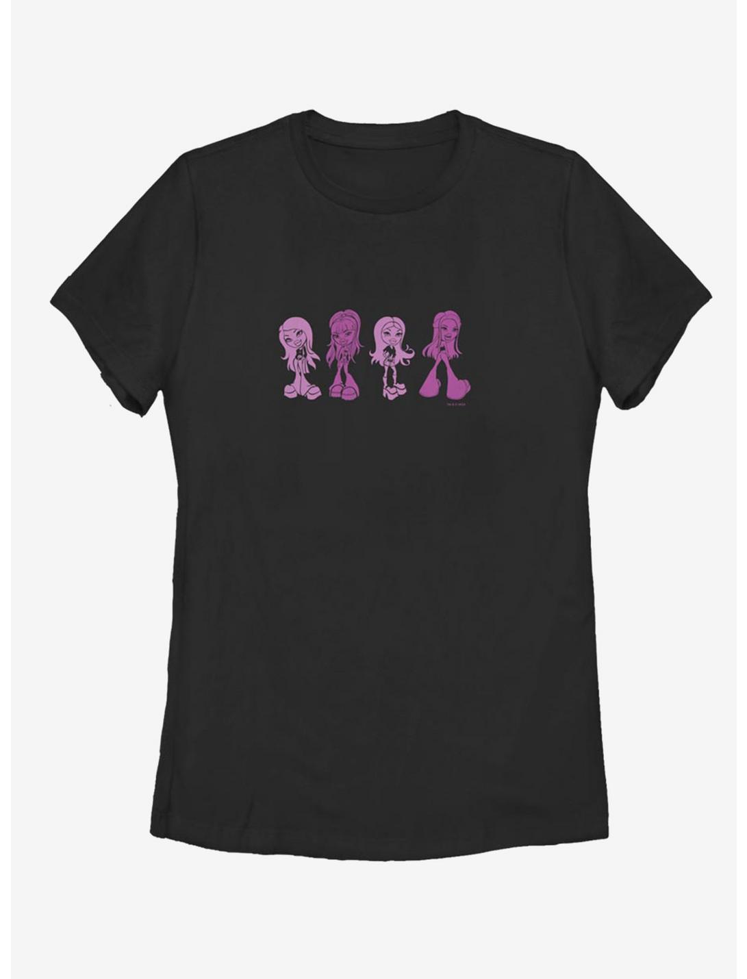 Bratz Minimal Art Womens T-Shirt, BLACK, hi-res