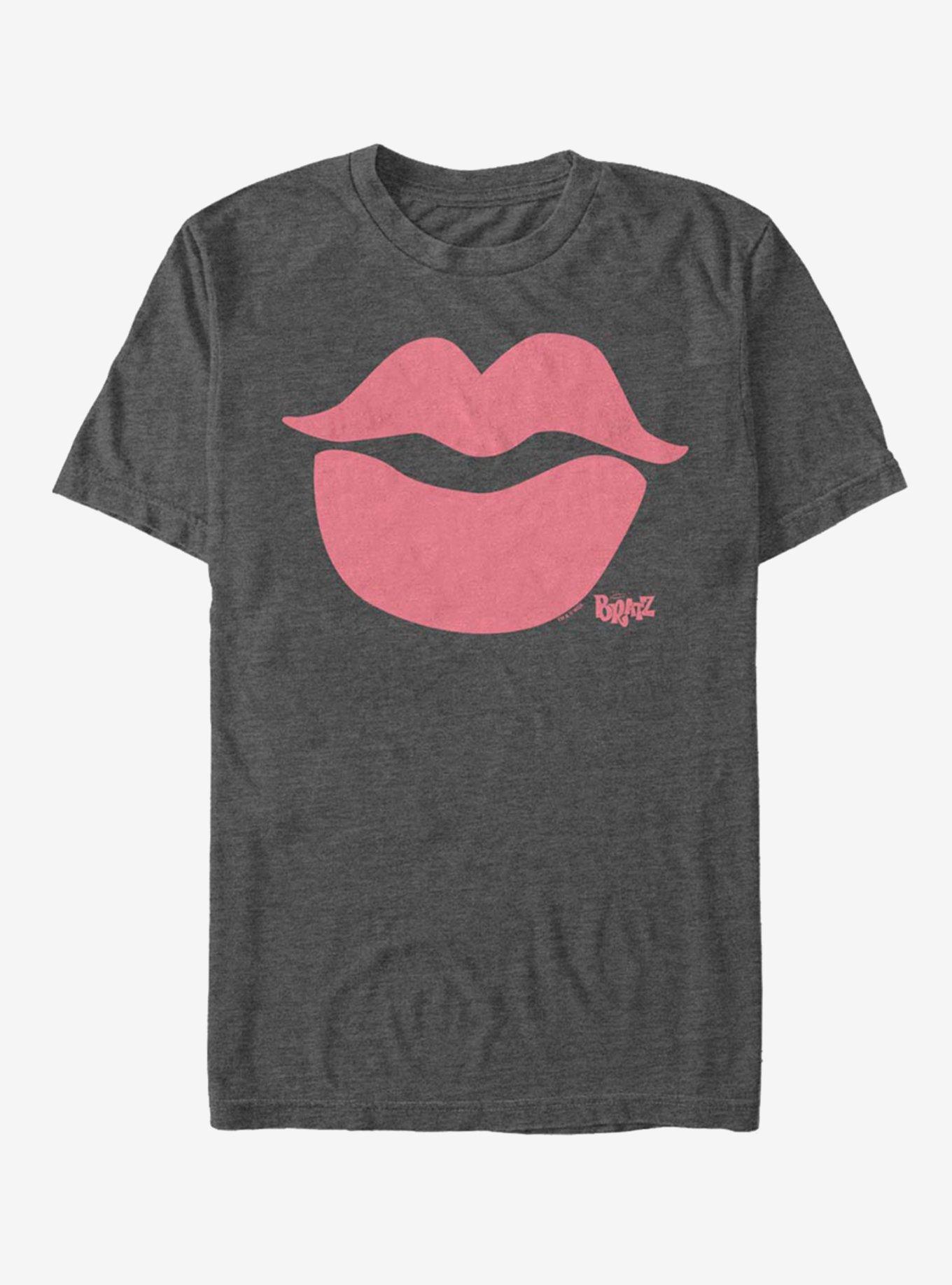 Bratz Lips T-Shirt, CHAR HTR, hi-res