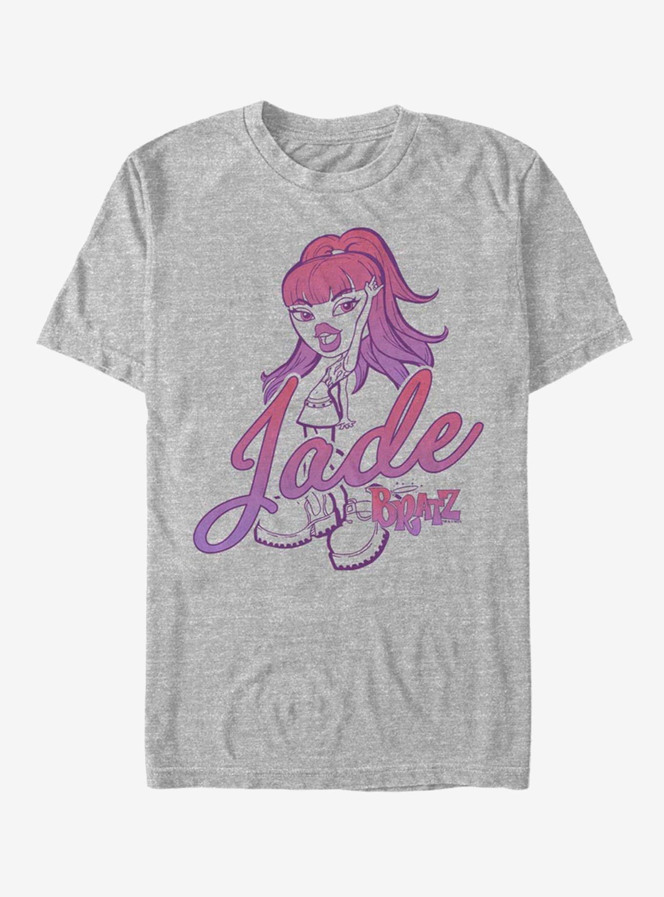 Bratz Solo Jade Line Art T-Shirt, ATH HTR, hi-res