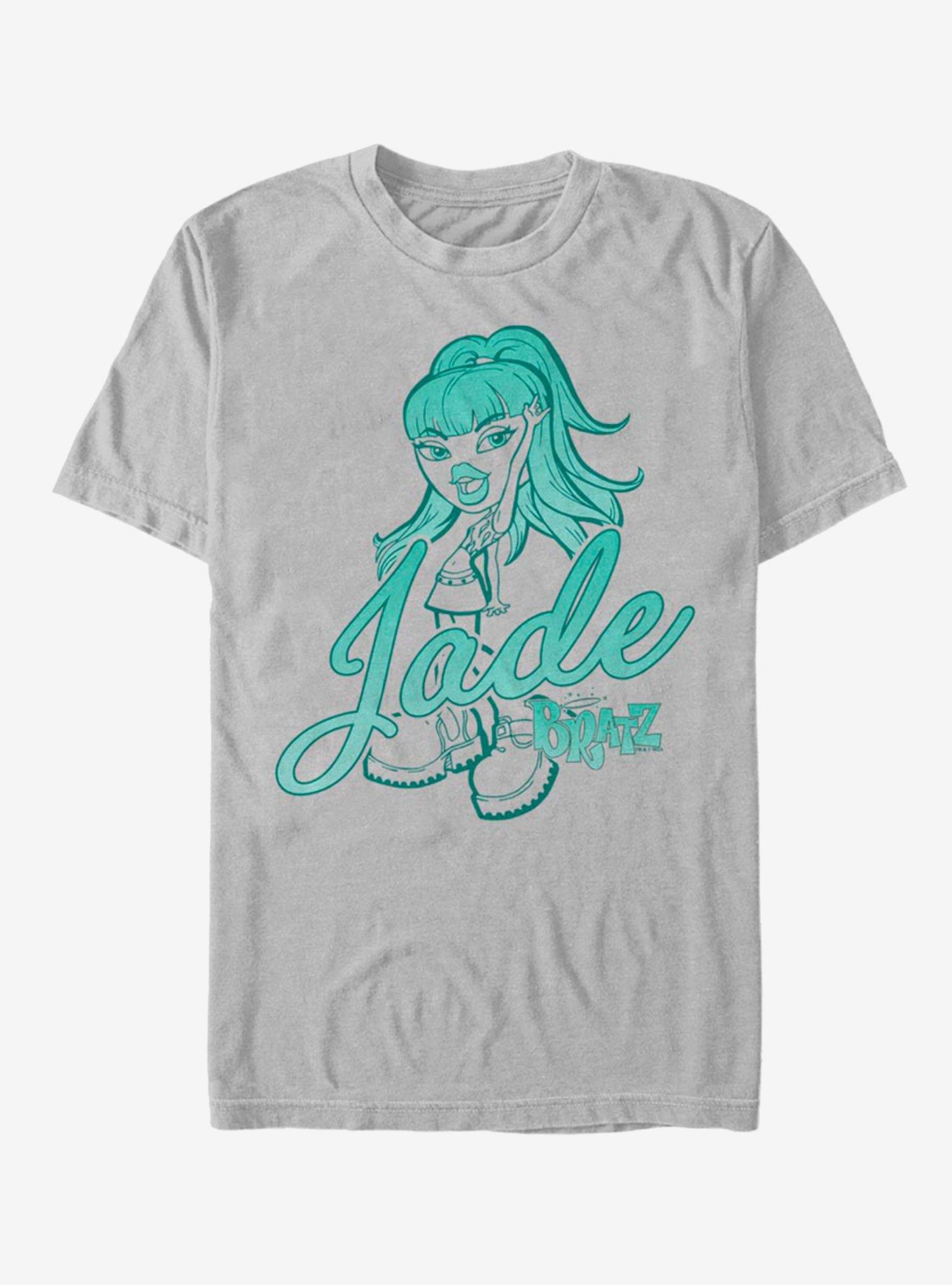 Bratz Solo Jade Line Art T-Shirt, SILVER, hi-res