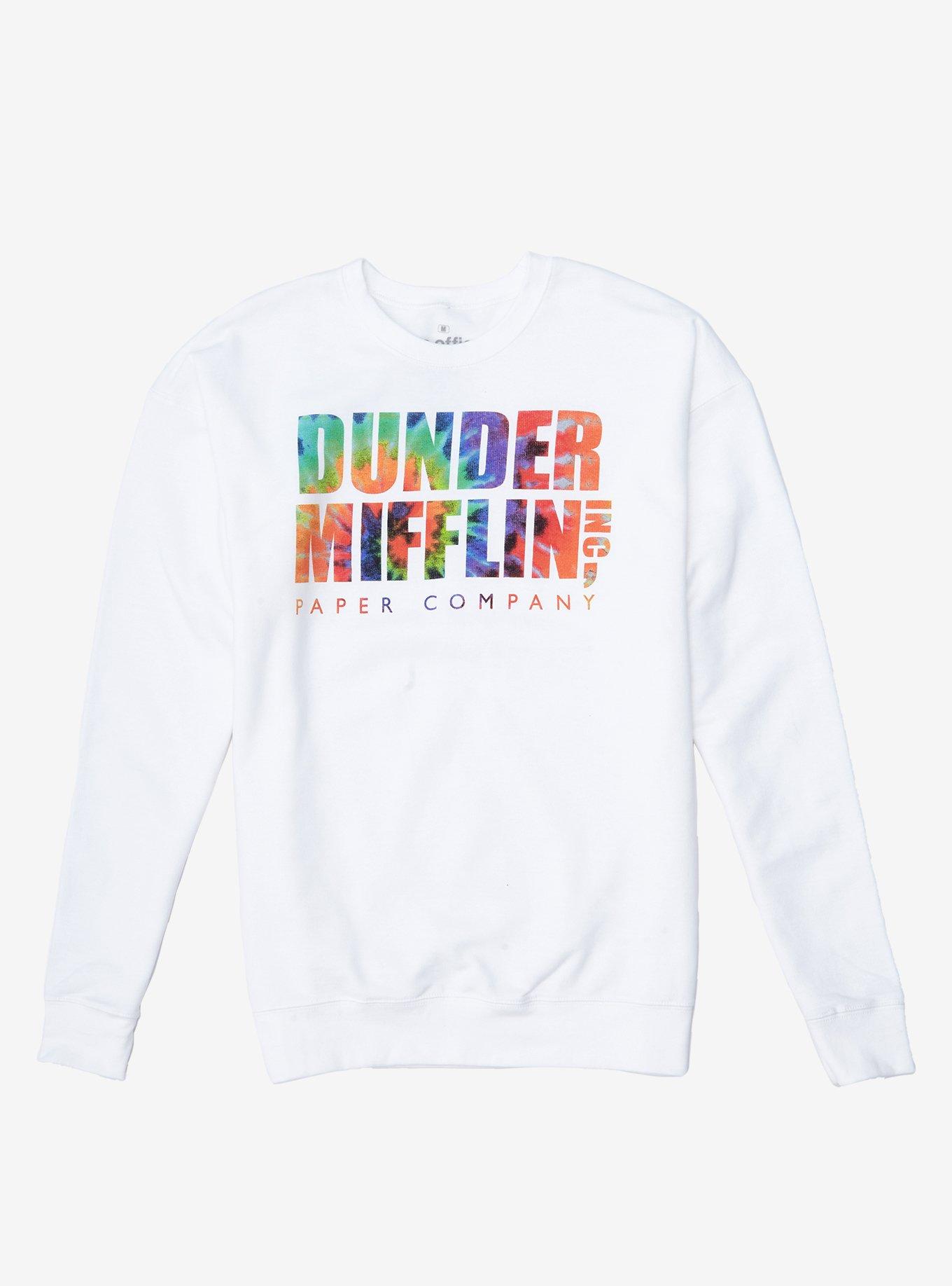 Dunder mifflin tie dye sweatshirt new arrivals