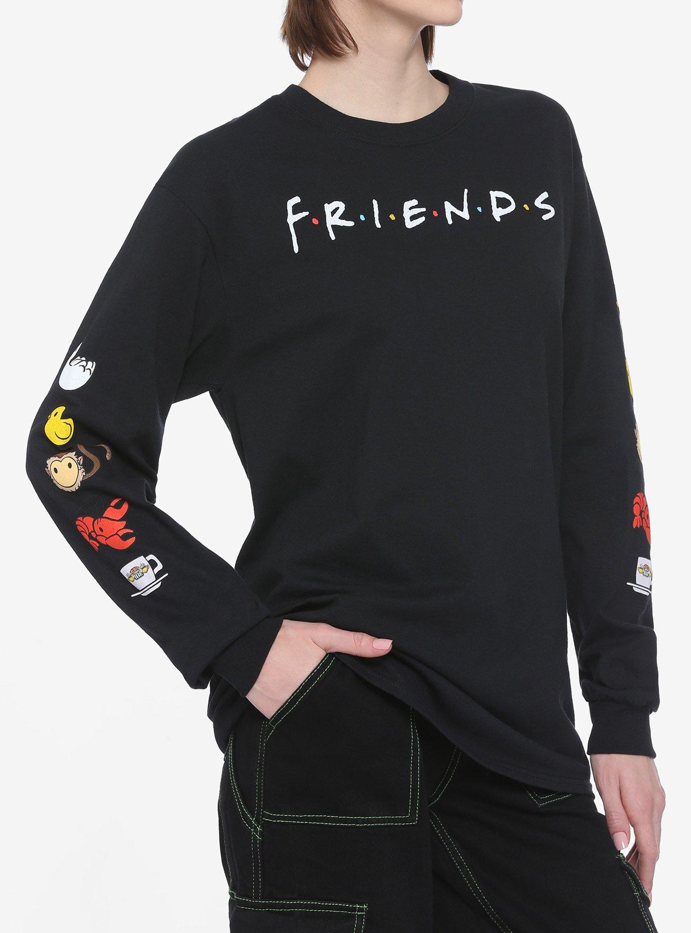 Friends Icons Sleeves Girls Long-Sleeve T-Shirt, MULTI, hi-res