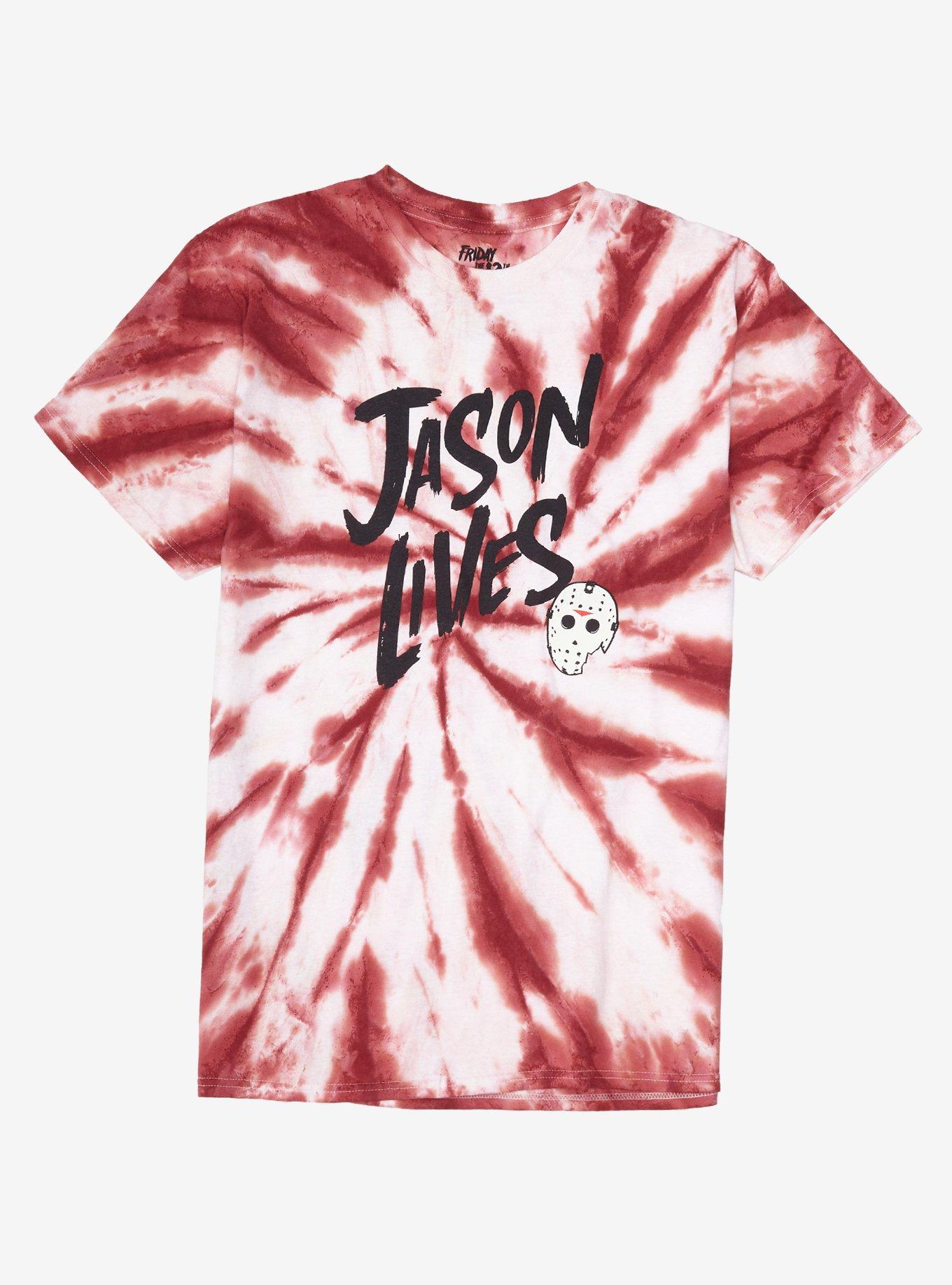 Friday The 13th Jason Lives Tie-Dye Girls T-Shirt, MULTI, hi-res