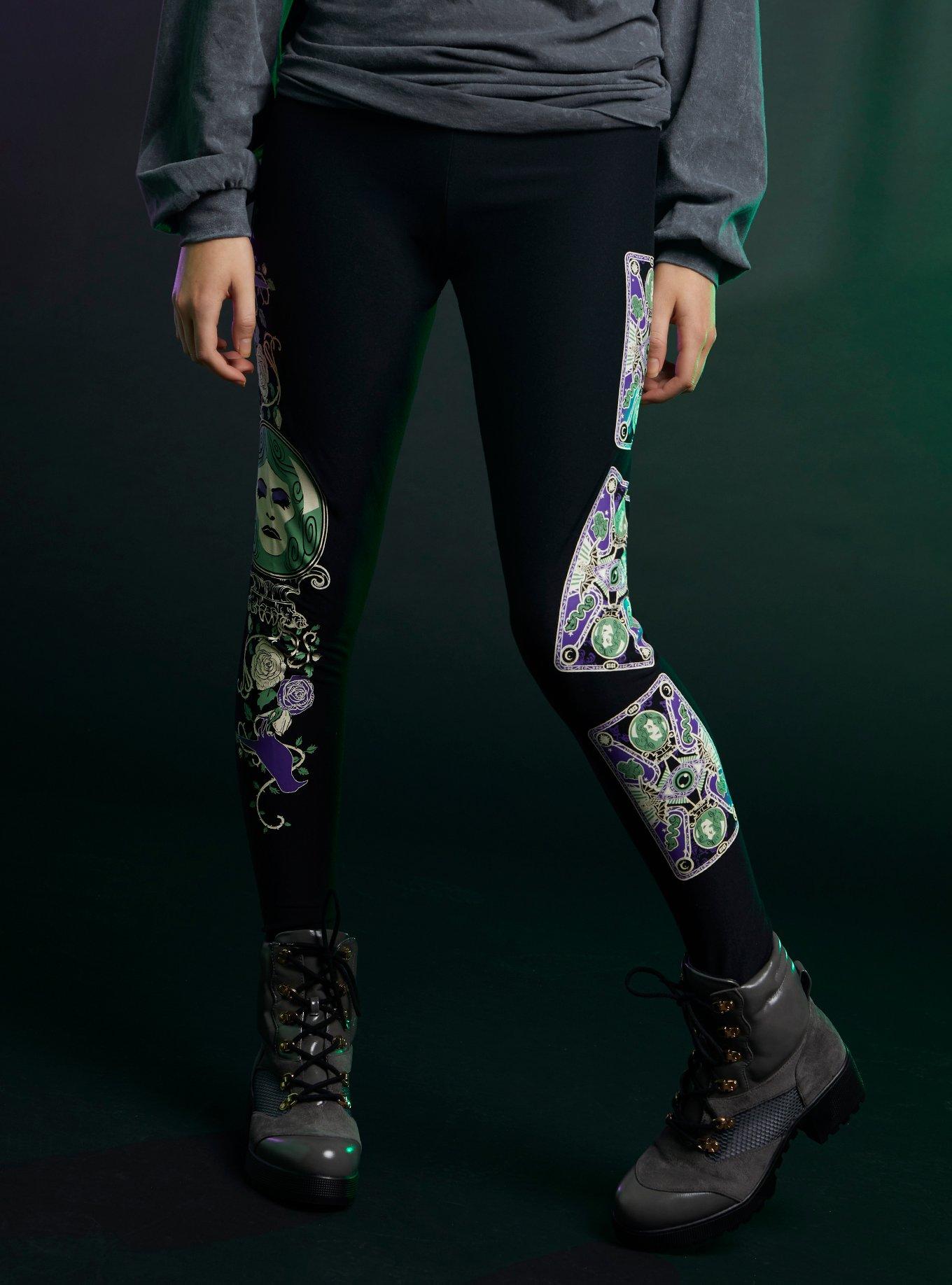 Her Universe Disney The Haunted Mansion Madame Leota Symbols Leggings, MULTI, hi-res