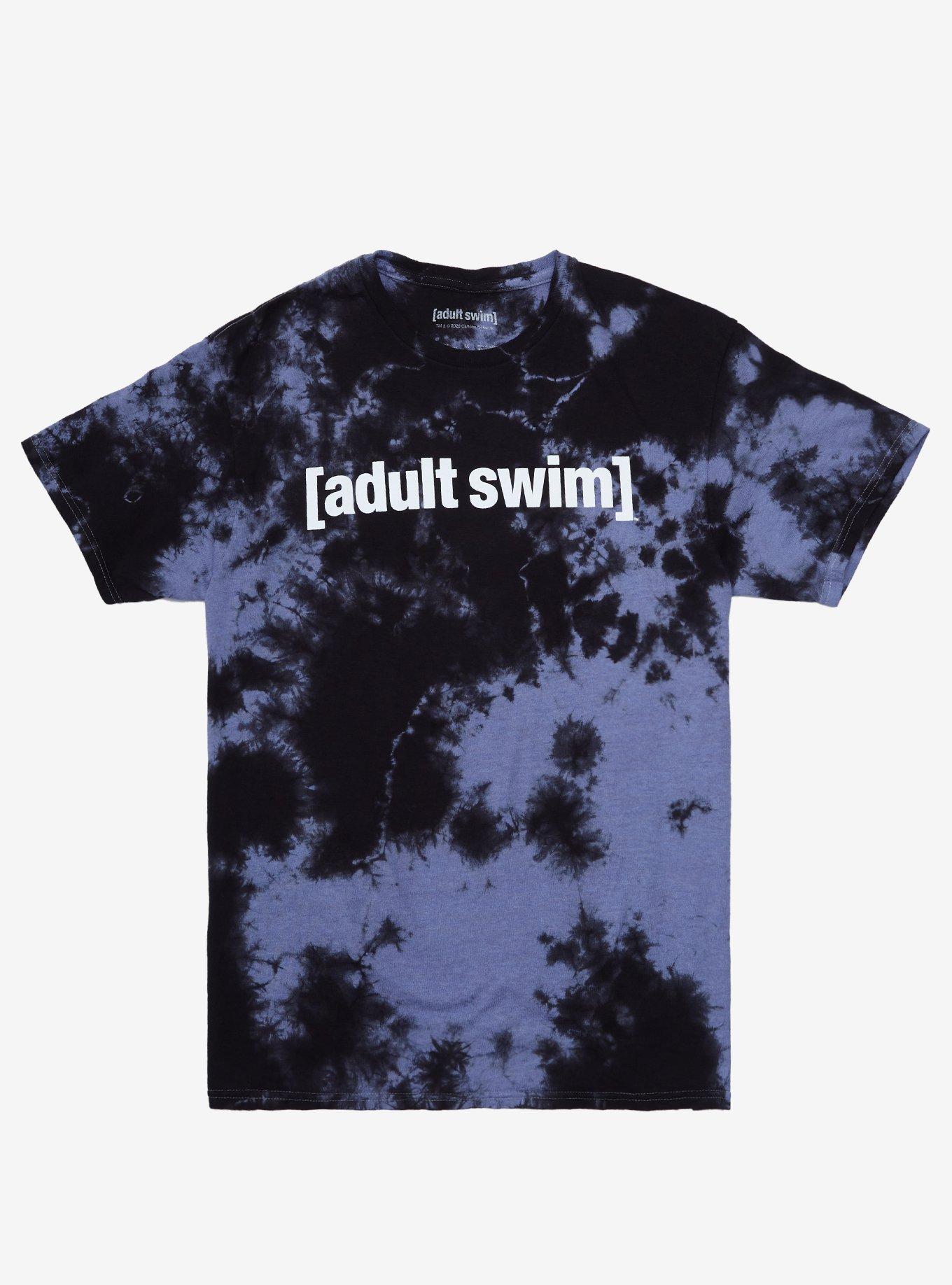 Adult Swim Logo Tie-Dye T-Shirt, WHITE, hi-res
