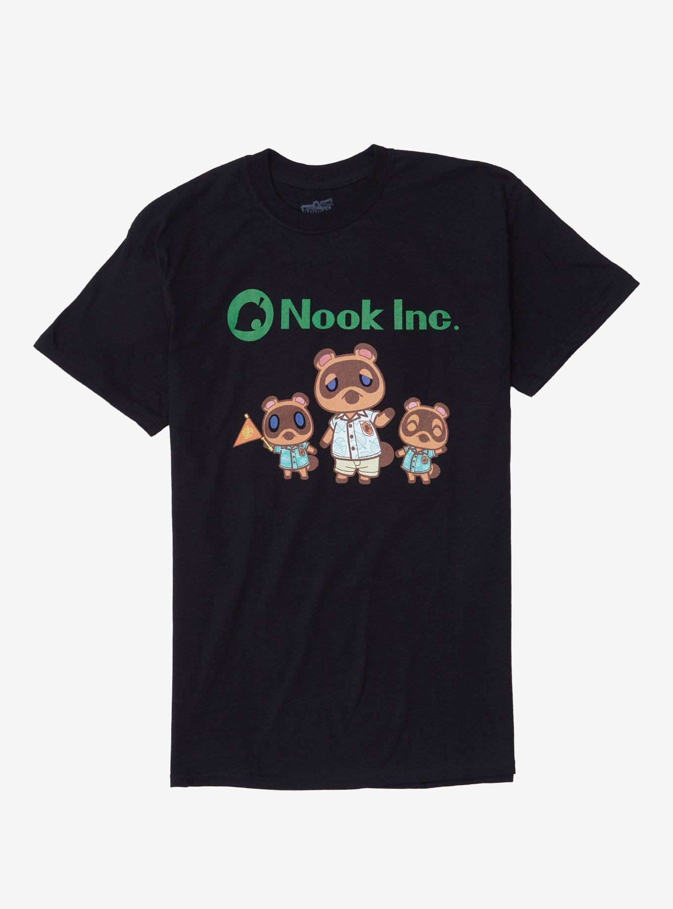 Animal Crossing Nook Inc. Family T-Shirt, BLACK, hi-res