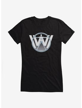 Westworld Android W Icon Girls T-Shirt, BLACK, hi-res