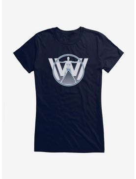 Westworld Android W Icon Girls T-Shirt, NAVY, hi-res